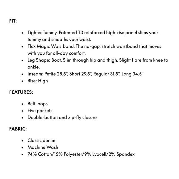 Lane Bryant Tighter Tummy Fit High-Rise Boot Jean - Size 26 Regular *** - Picture 5 of 8